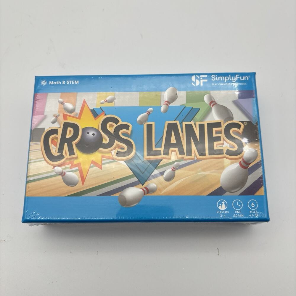 NEW Cross Lanes Game by SimplyFun. New. Sealed.